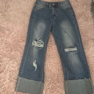 jeans by OAK + FORT size small